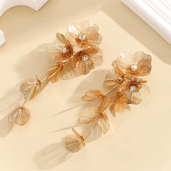 Tiffany Floral Drop Earrings