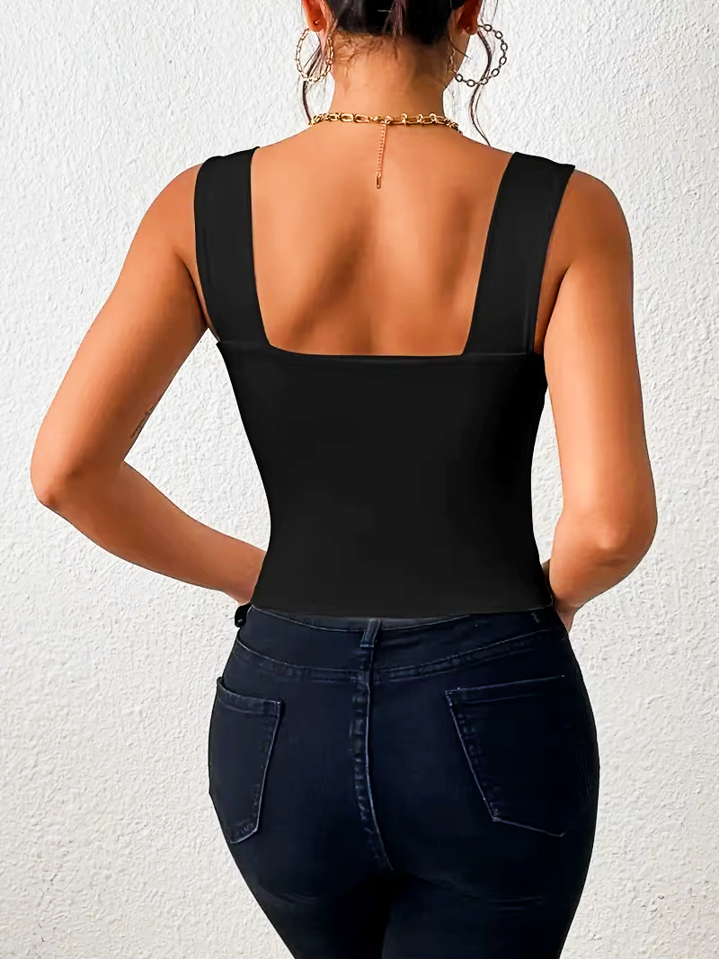 Taylor Square Strap Crop Top