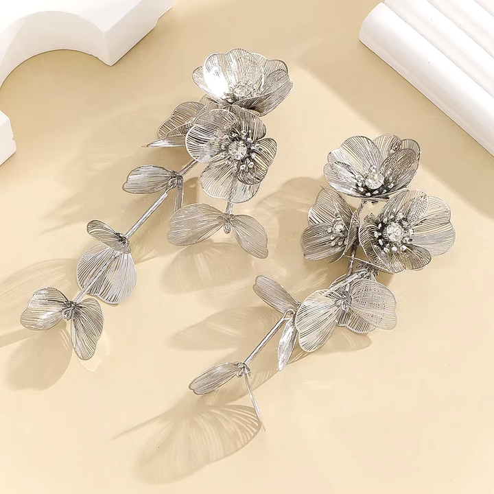 Tiffany Floral Drop Earrings