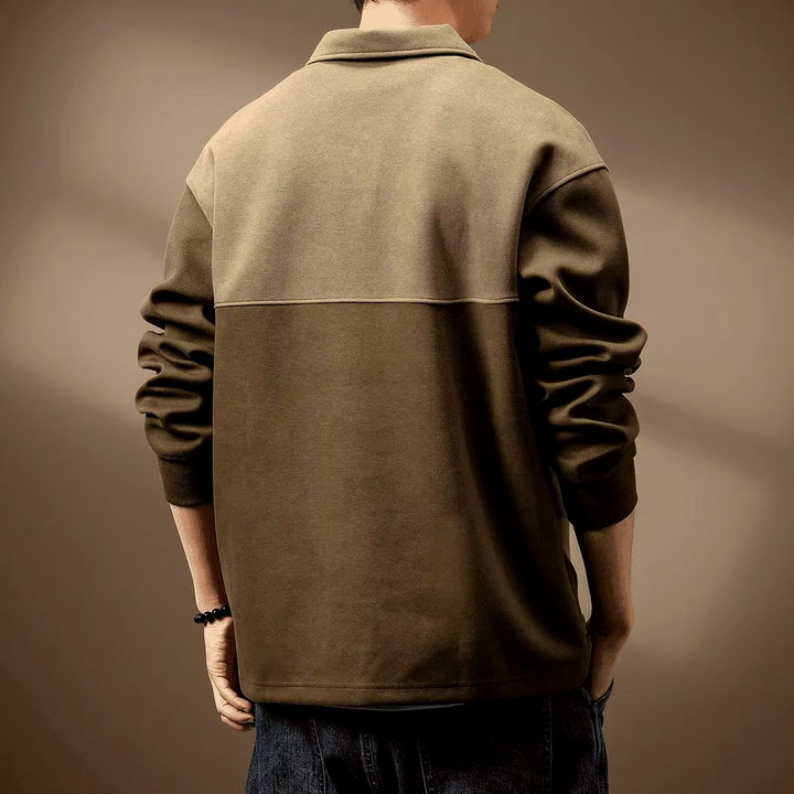 Alden Two-Tone Zip Sweatshirt