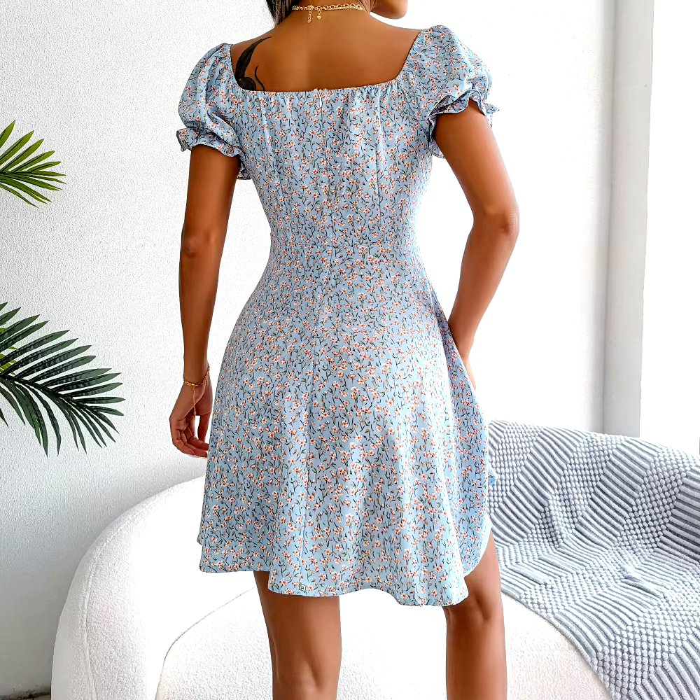 Elliatt Floral A-Line Mini Dress