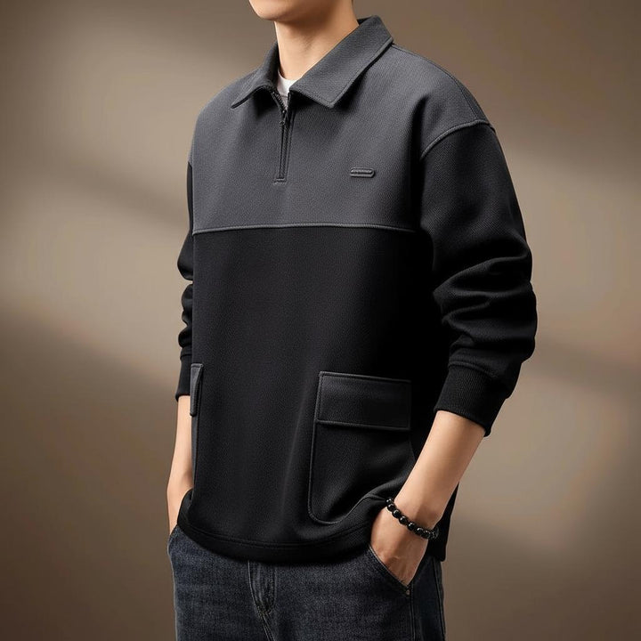 Alden Two-Tone Zip Sweatshirt