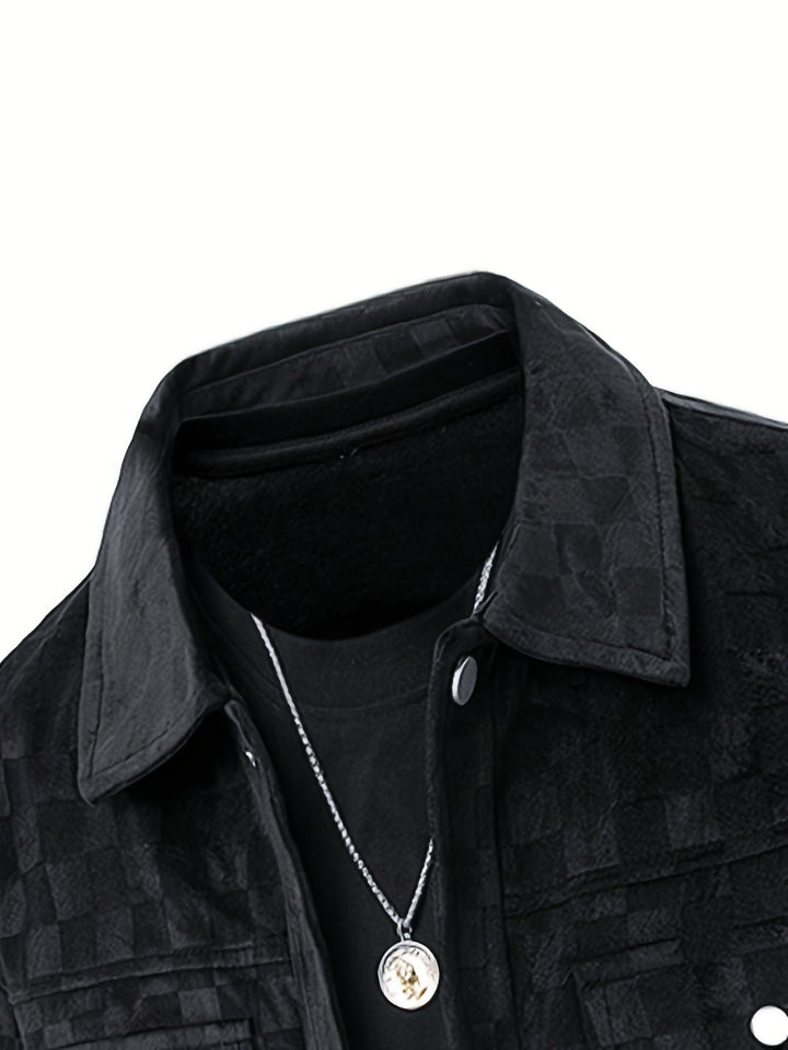 Monarch Checkered Suede Jacket