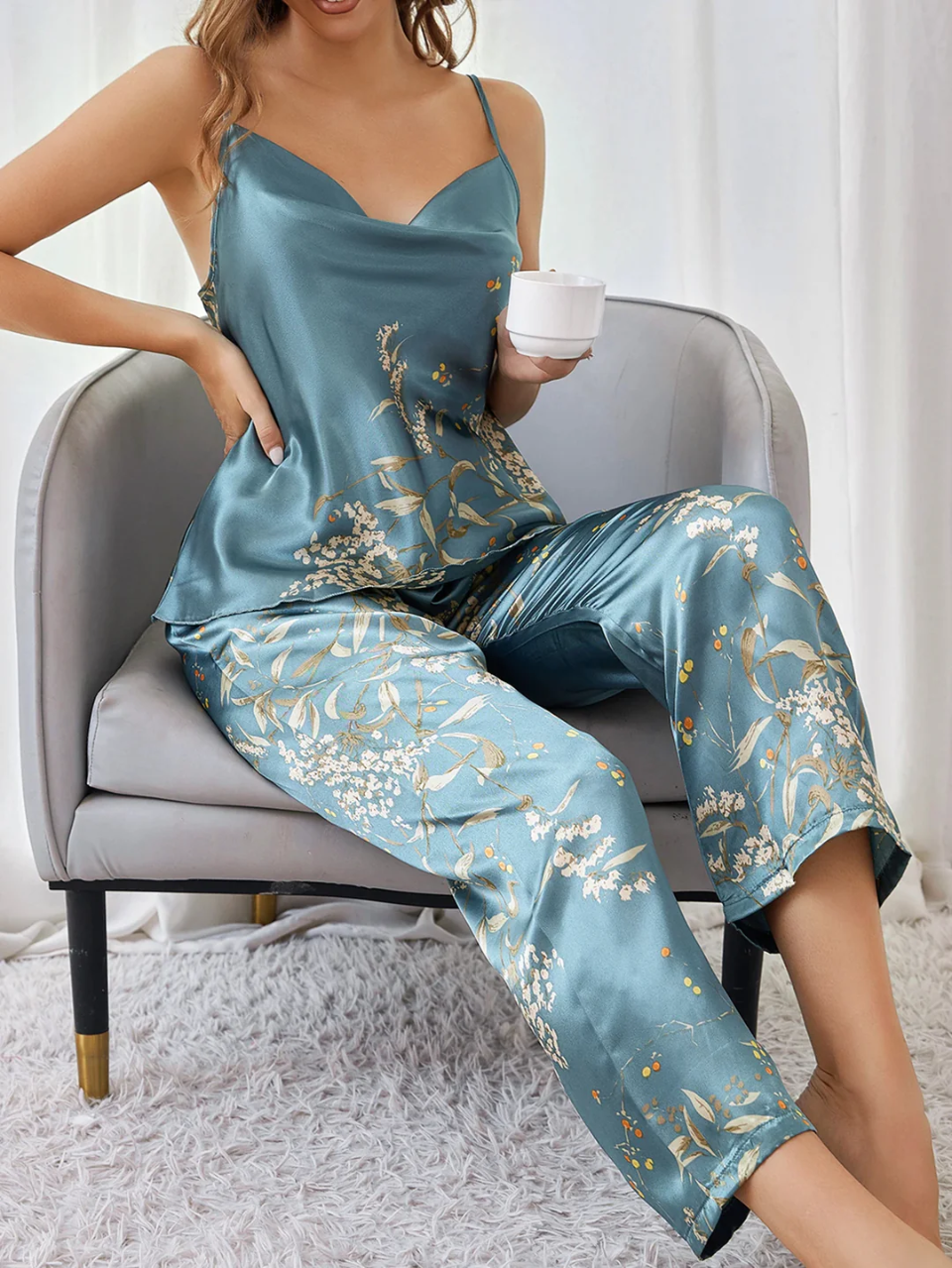 Velure Satin Lounge Set