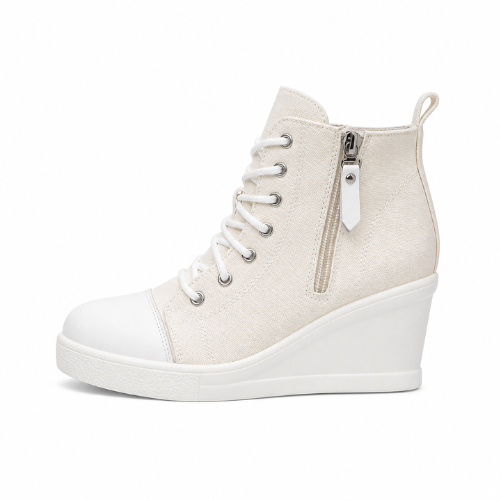 Broadway Canvas Wedge Sneaker