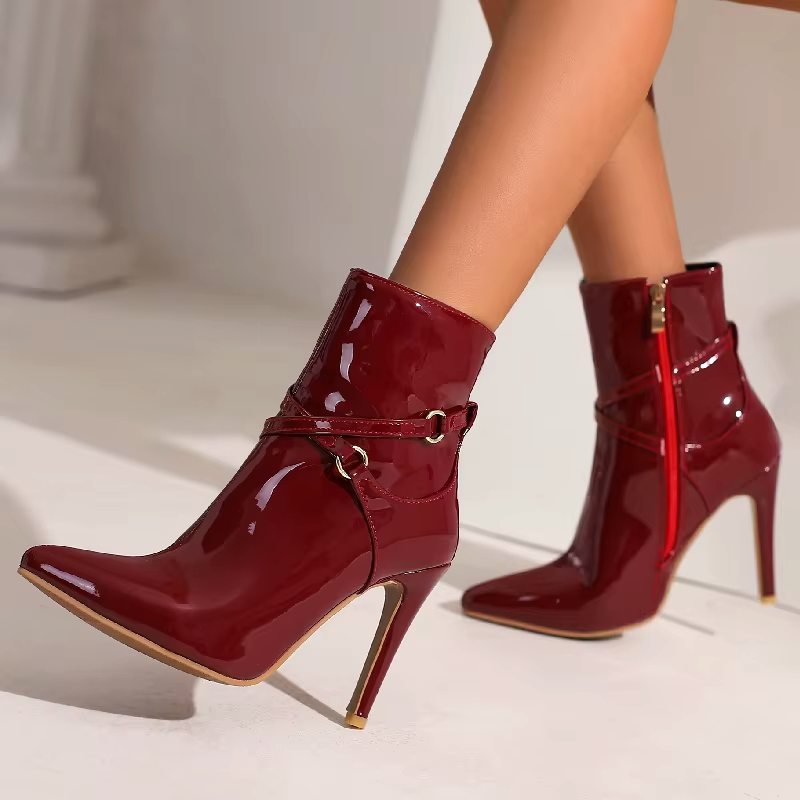 Laurent Glossy Heels