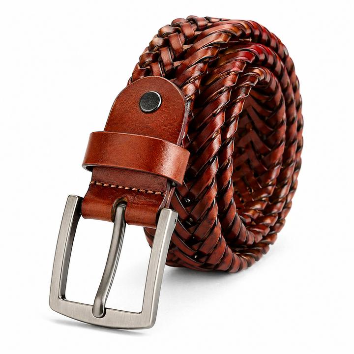 Bergamo Braided Leather Belt
