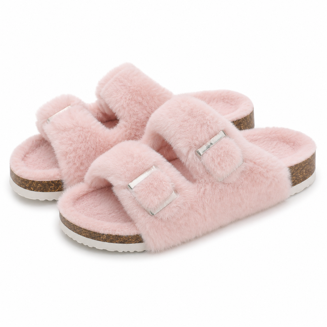 Haven Furry Cork Slippers