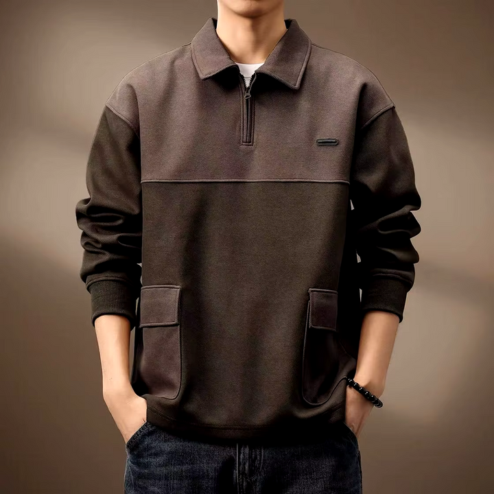 Alden Two-Tone Zip Sweatshirt