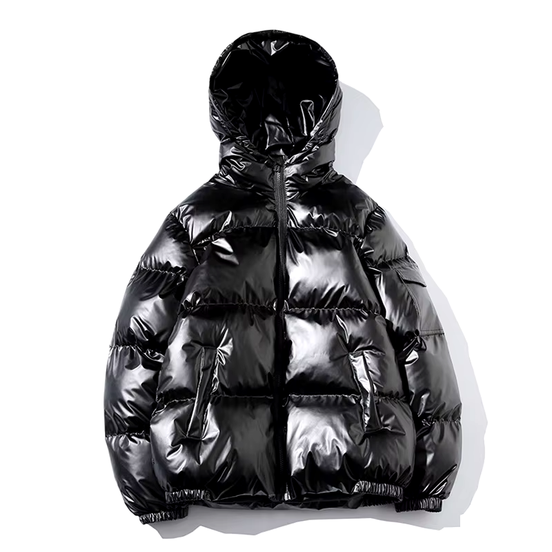 Athena Quilted Metallic Ciré Jacket