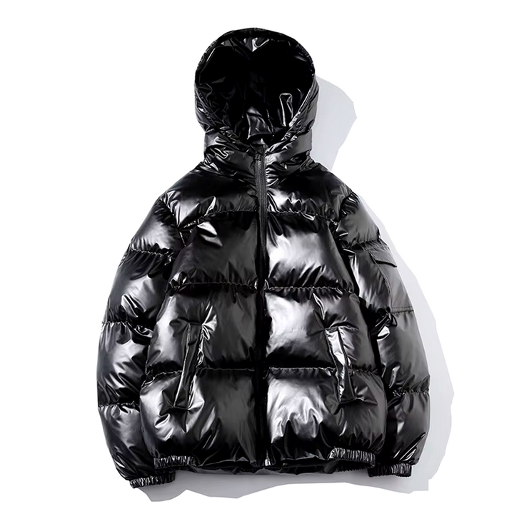 Athena Quilted Metallic Ciré Jacket