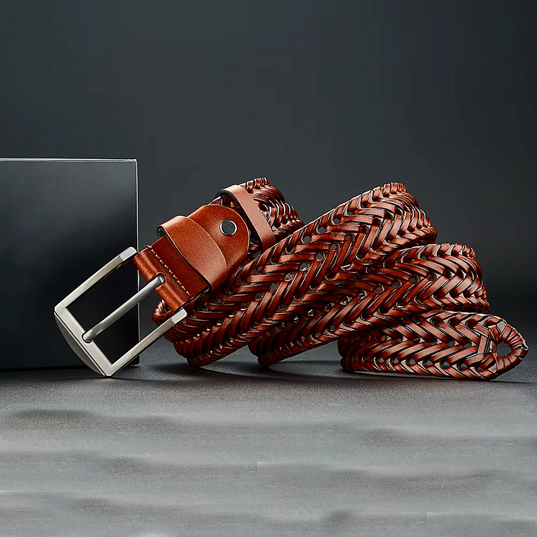 Bergamo Braided Leather Belt