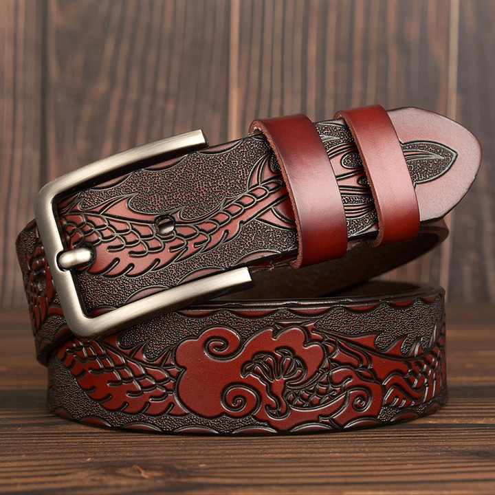 Emberhide Carved Belt