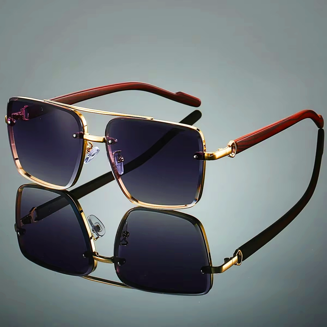 Don Gold Frame Sunglasses