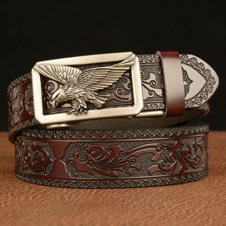 Western Eagle Buckle Belt