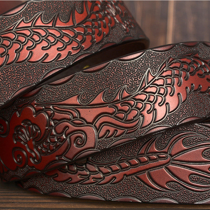 Emberhide Carved Belt