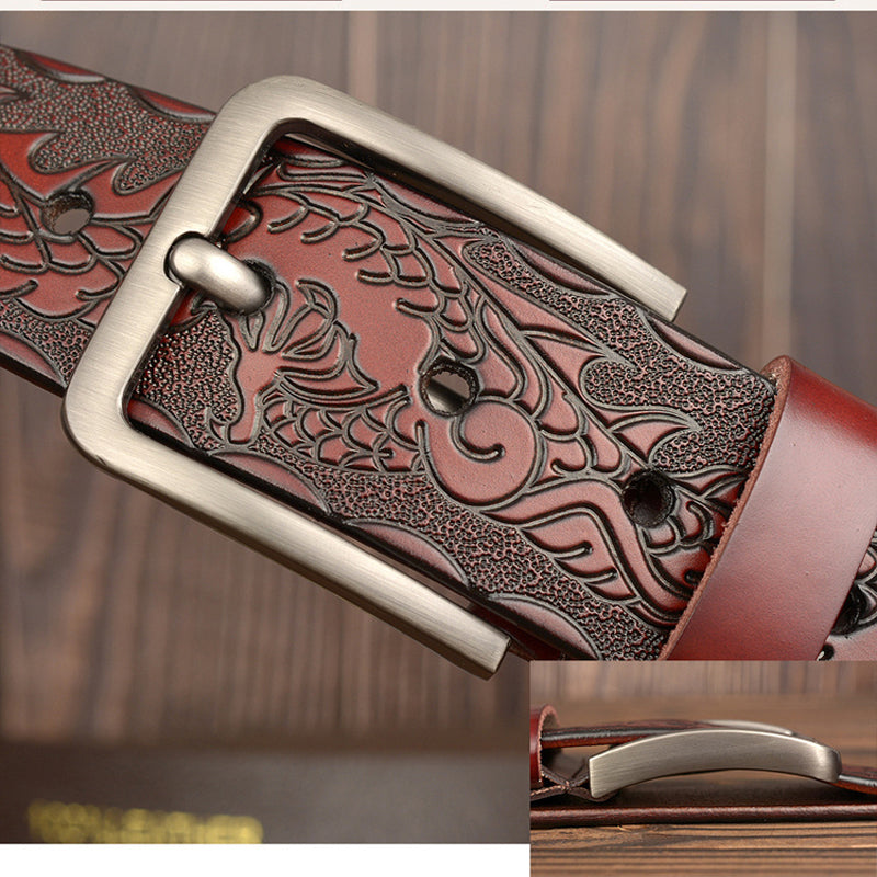 Emberhide Carved Belt