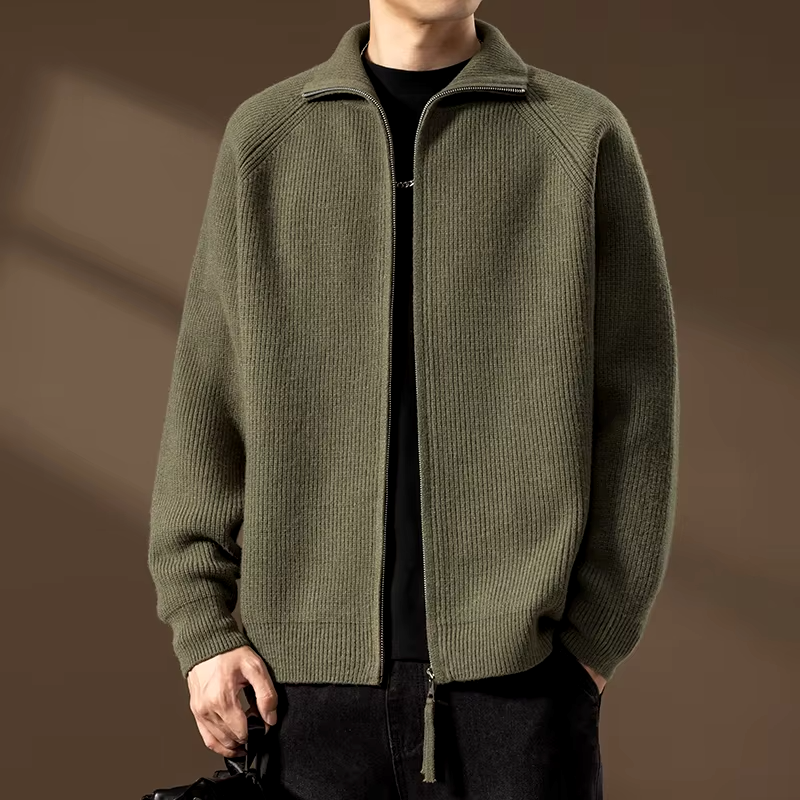 Inuit Wool Full Zip Sweater