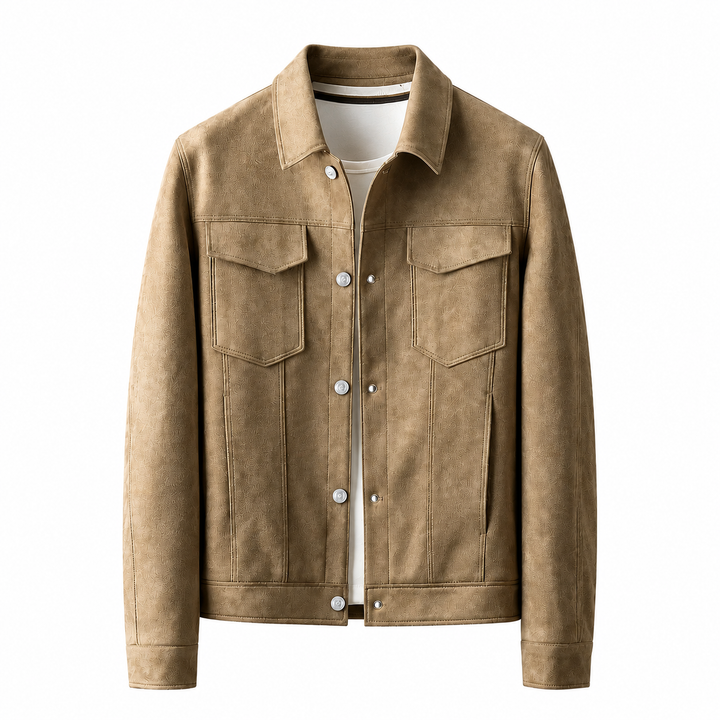 Northbound Suede Trucker Jacket