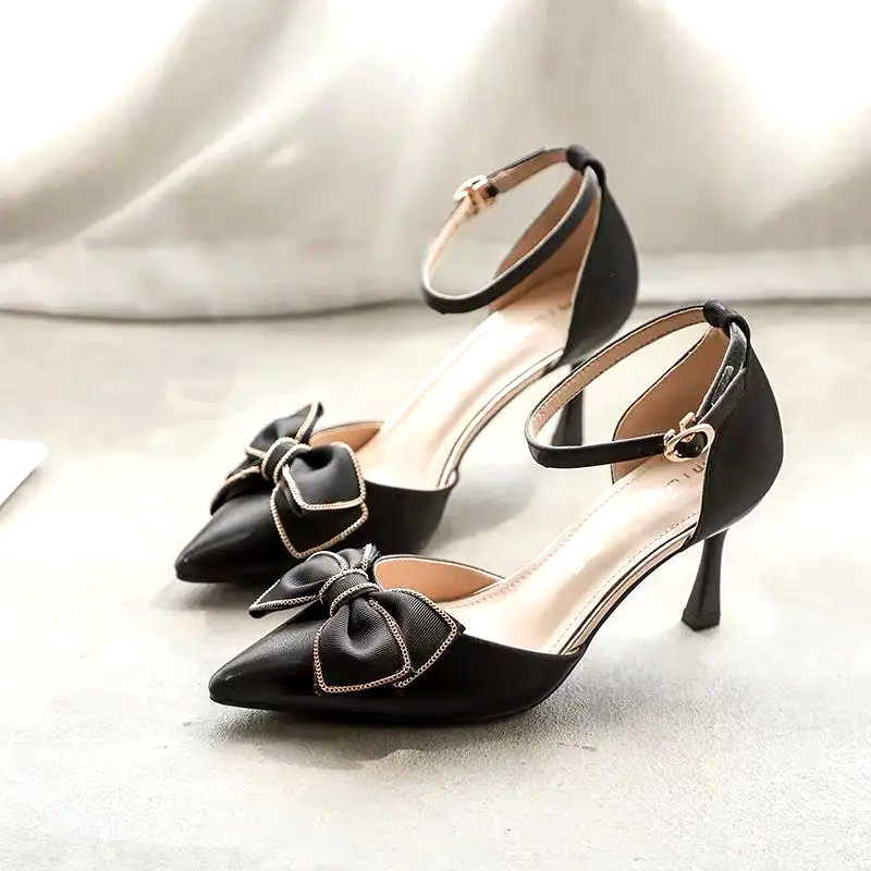 Olivine Bow High Heel
