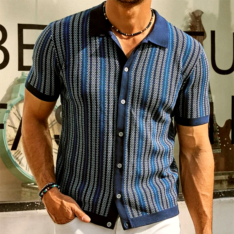Palermo Jacquard Knit Shirt