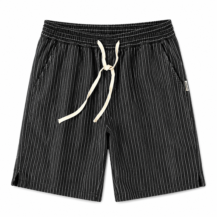 Relaxed Bold Stripes Shorts