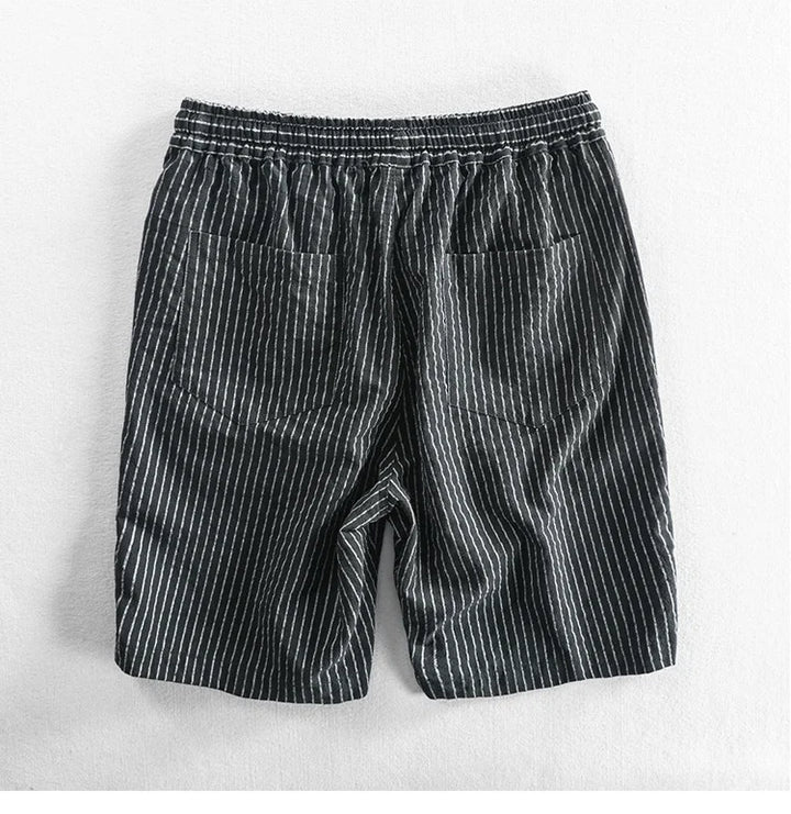 Relaxed Bold Stripes Shorts
