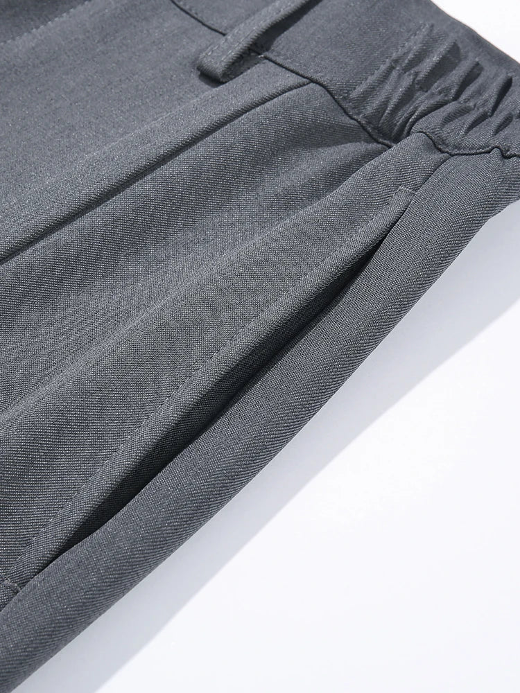 Straight Cut Pleated Pant