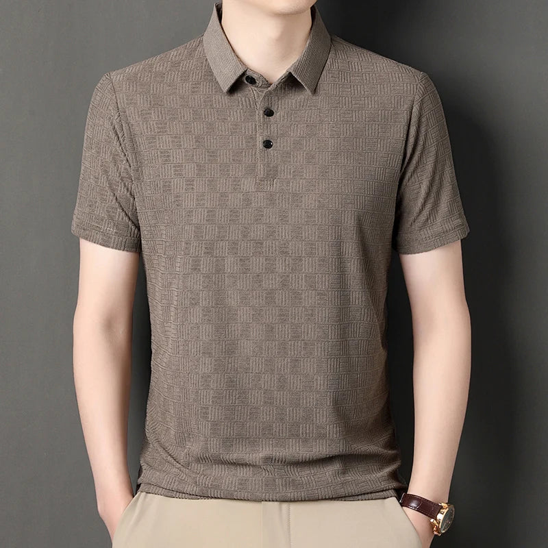 Caldre Textured Polo