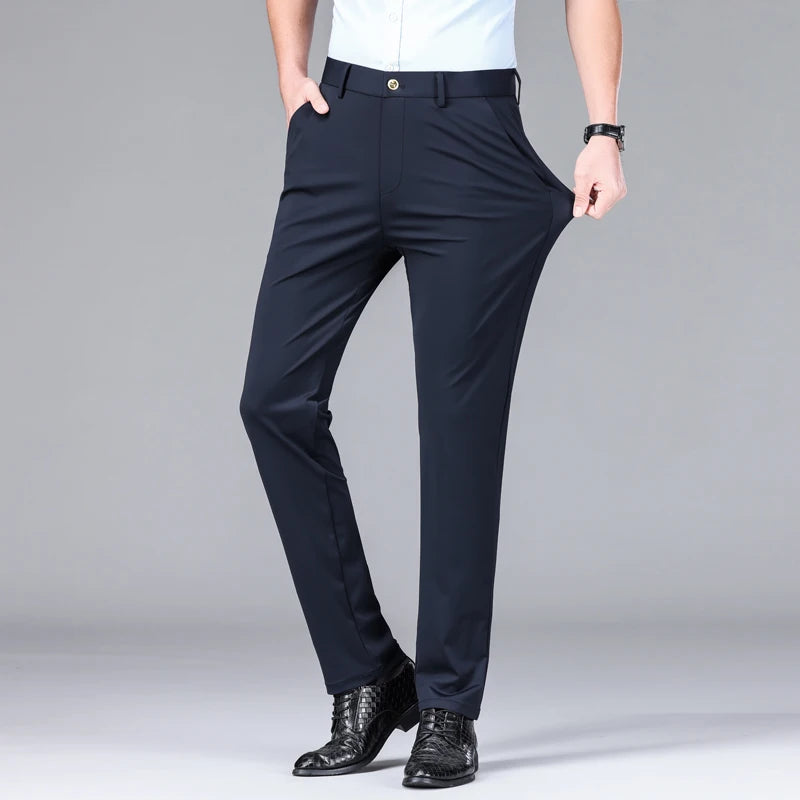 Harvey Stretchable Silk Pants
