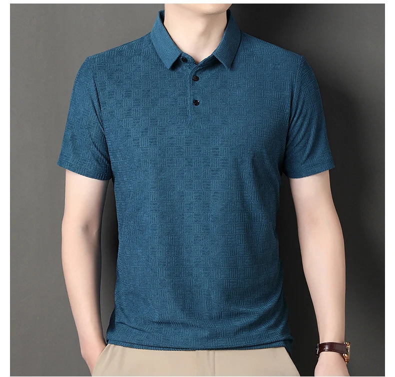 Caldre Textured Polo
