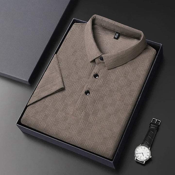 Caldre Textured Polo