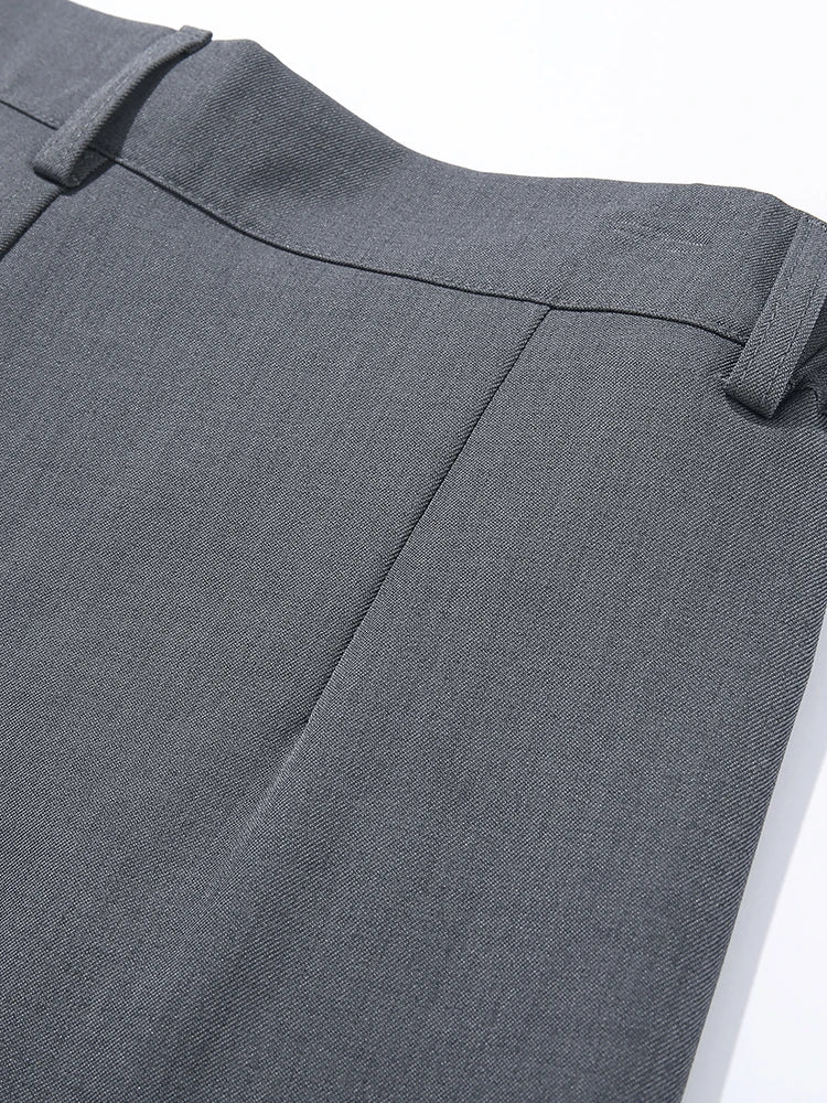 Straight Cut Pleated Pant