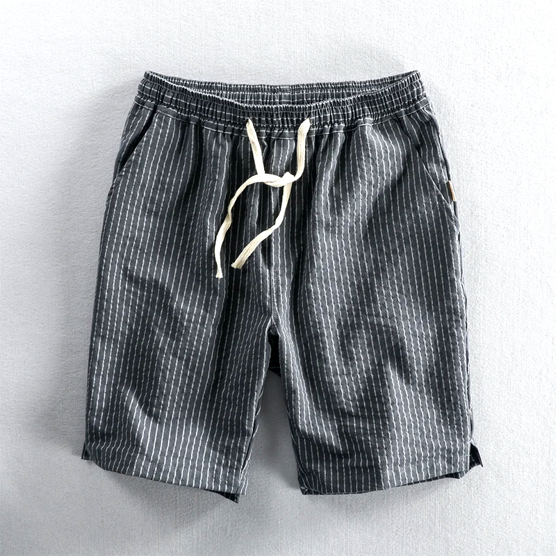 Relaxed Bold Stripes Shorts