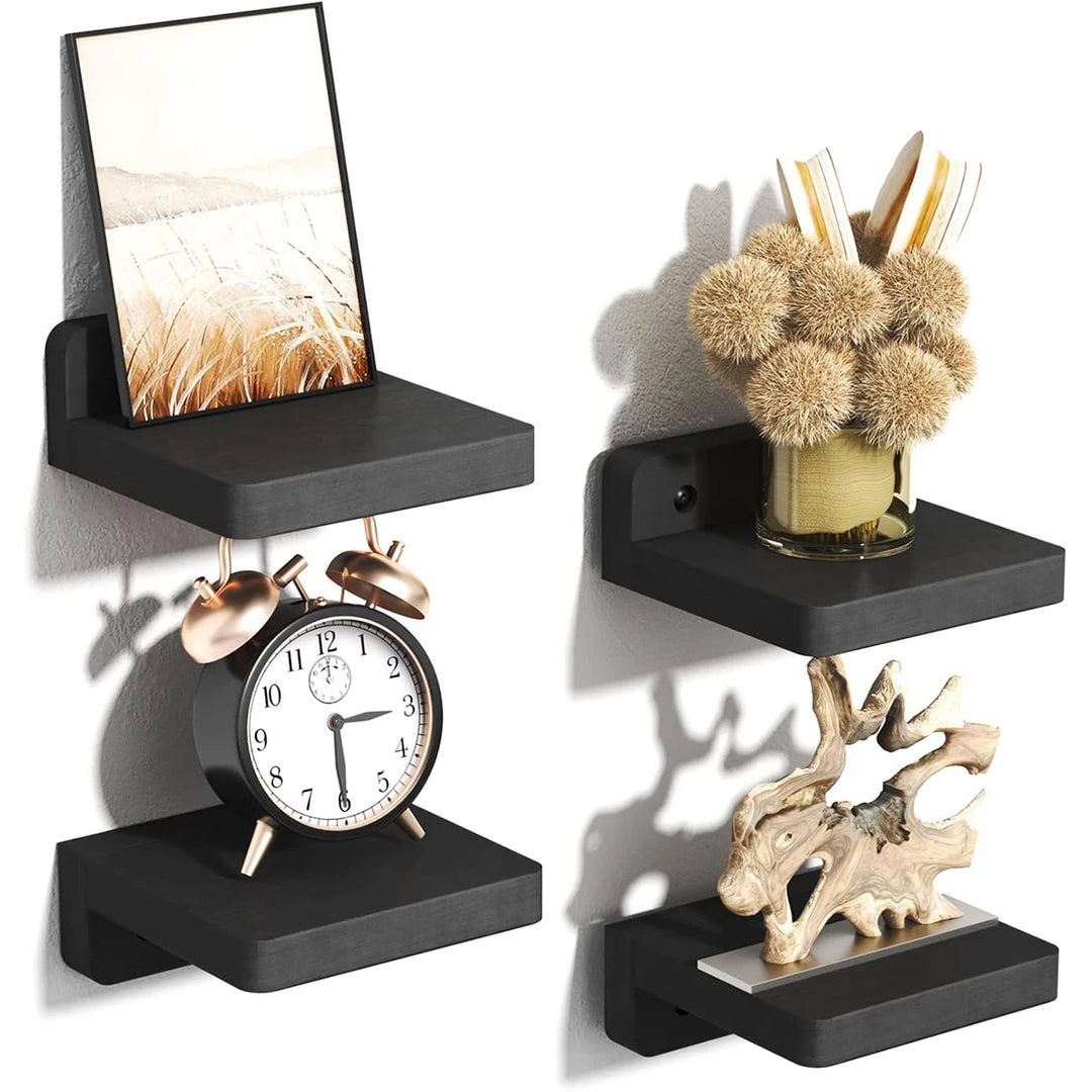 Modern Versatile Floating Shelves - Pack of 4