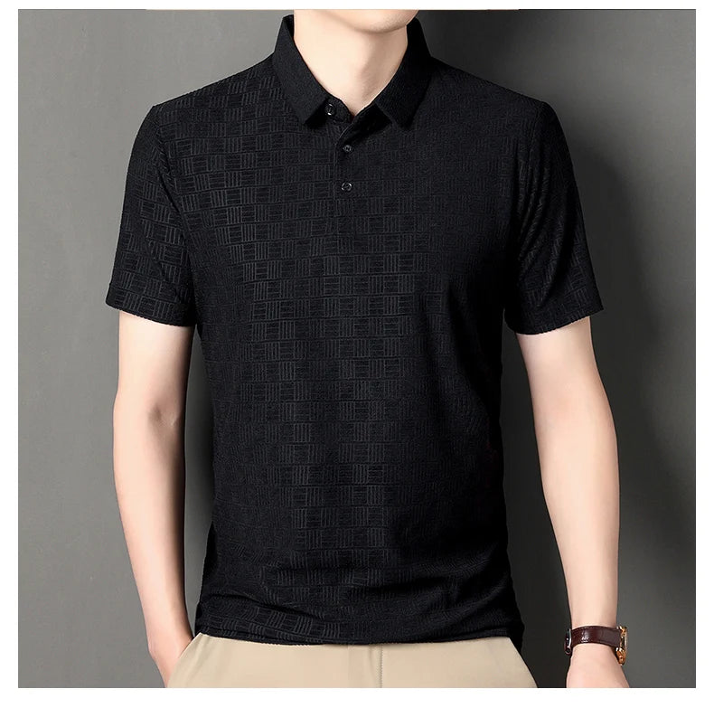 Caldre Textured Polo