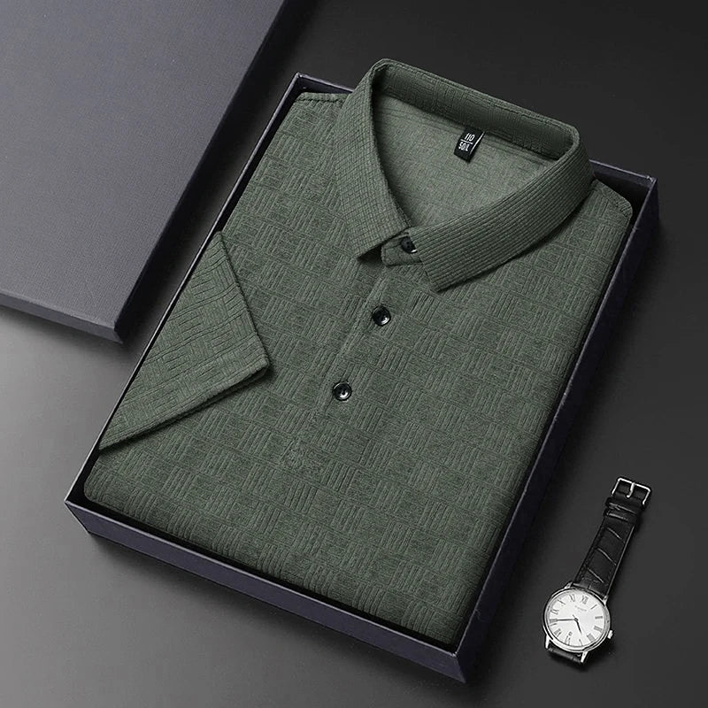 Caldre Textured Polo