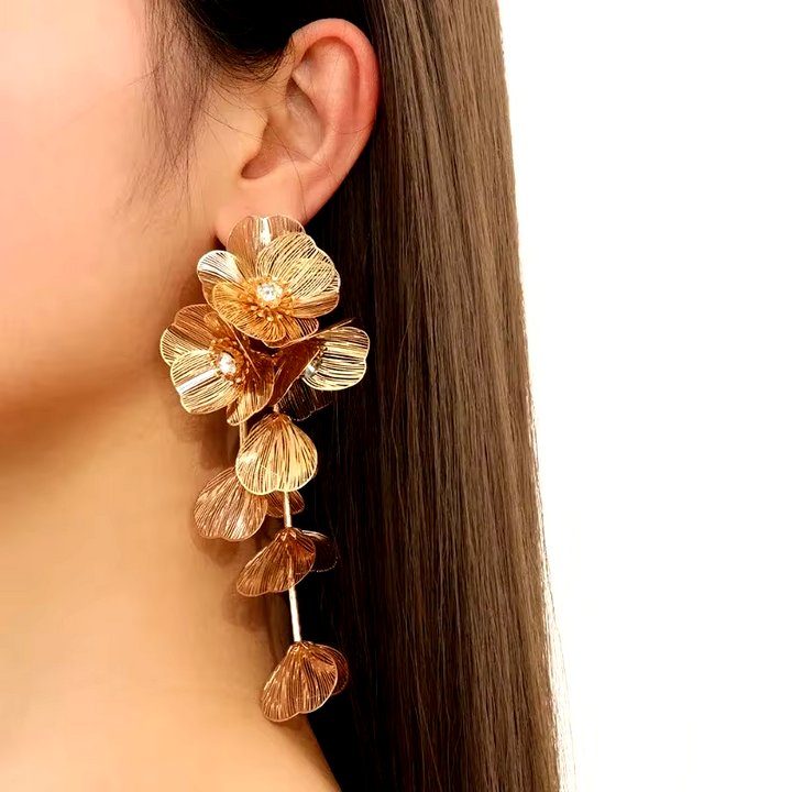Tiffany Floral Drop Earrings