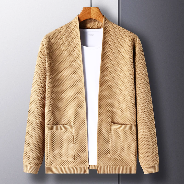 Waffle Knit Cardigan