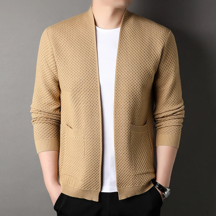 Waffle Knit Cardigan