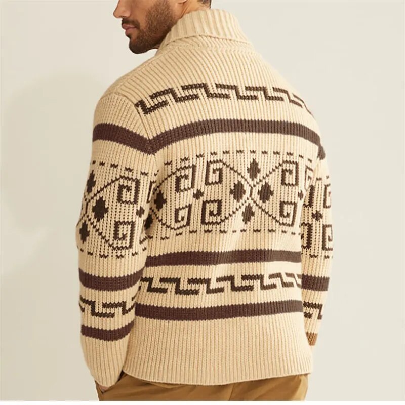 Lucius Jacquard Cardigan