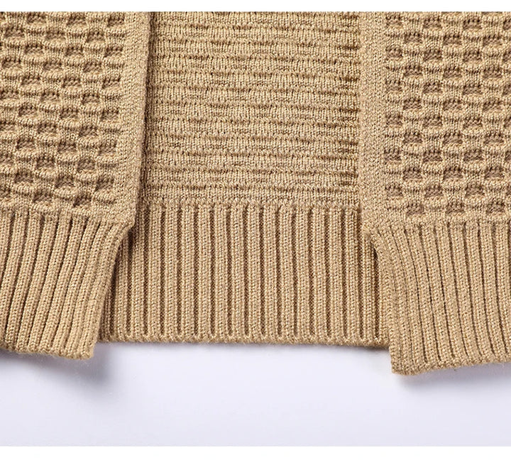 Waffle Knit Cardigan